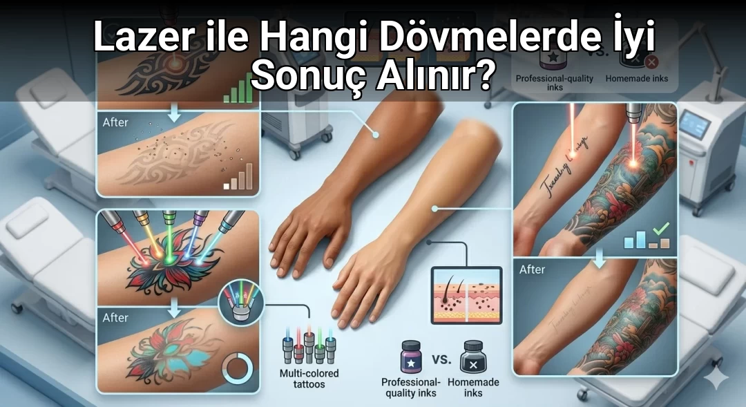 Lazer ile Hangi Dövmelerde İyi Sonuç Alınır?